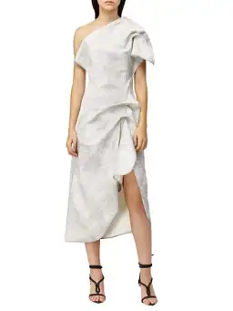 Acler Crawford Dress Monochrome Snake Size 8 for rent on The Volte - image 1