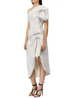 Acler Crawford Dress Monochrome Snake Size 8 for rent on The Volte - image 2