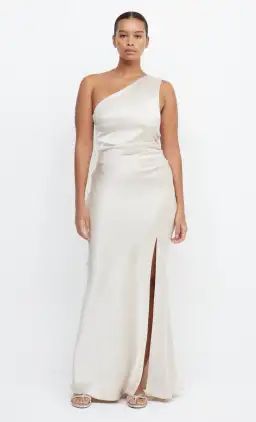 Bec & Bridge The Dreamer Asym Dress Sand Size 6 for rent on The Volte - image 0