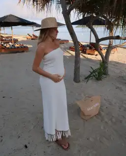 Viktoria and Woods Astrology Crochet Dress Ivory Size 2 / AU 10 for rent on The Volte - image 3