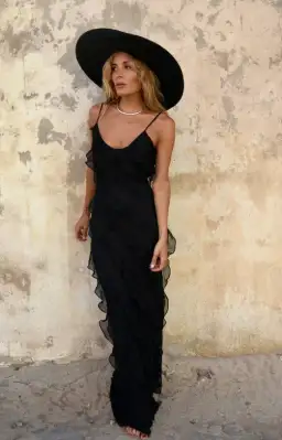 Rat & Boa Selena Dress Black Size XS / AU 6