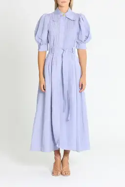 Aje Madeleine Belted Midi Dress in Lilac Size 8 for rent on The Volte - image 1