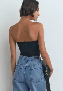 Viktoria and Woods Rome Bustier Corset Top in Black Size 1 / AU 8 for rent on The Volte - image 3