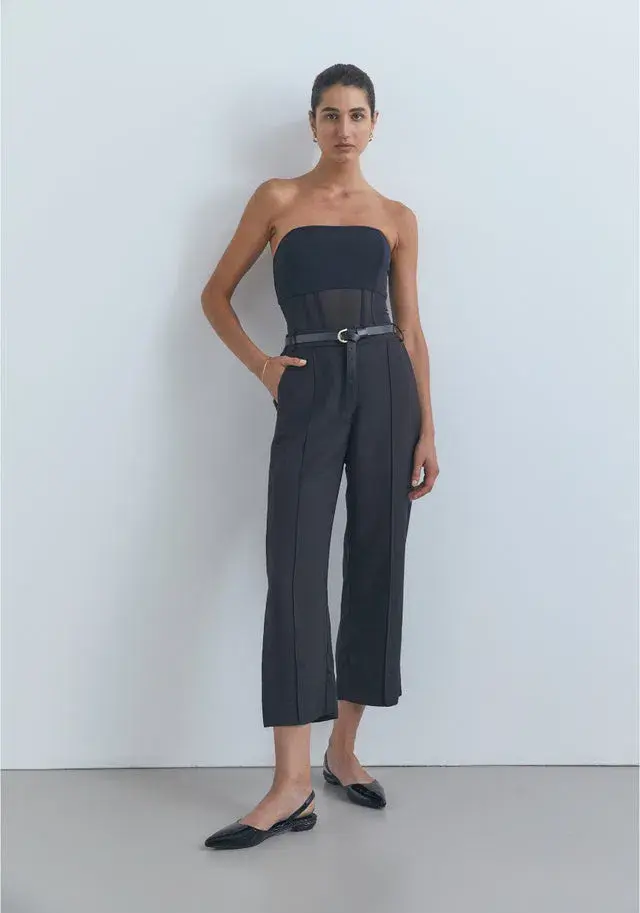 Viktoria and Woods Rome Bustier Corset Top in Black Size 1 / AU 8 for rent on The Volte - main image