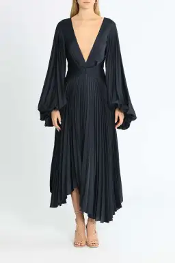 Acler Palms Dress Navy Size 6 for rent on The Volte - image 1