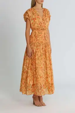 Acler Bicknell Dress Peach Parfait Size 12 for rent on The Volte - image 2