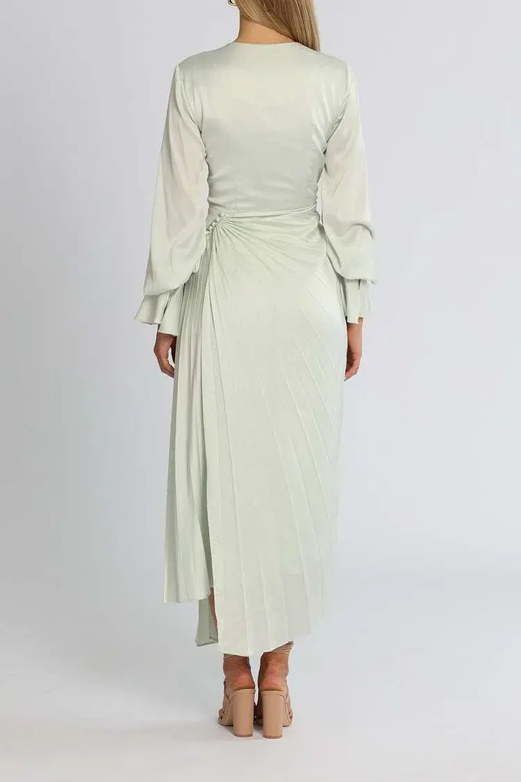 Acler Cresta Dress Apple Green Size 10 for rent on The Volte - main image