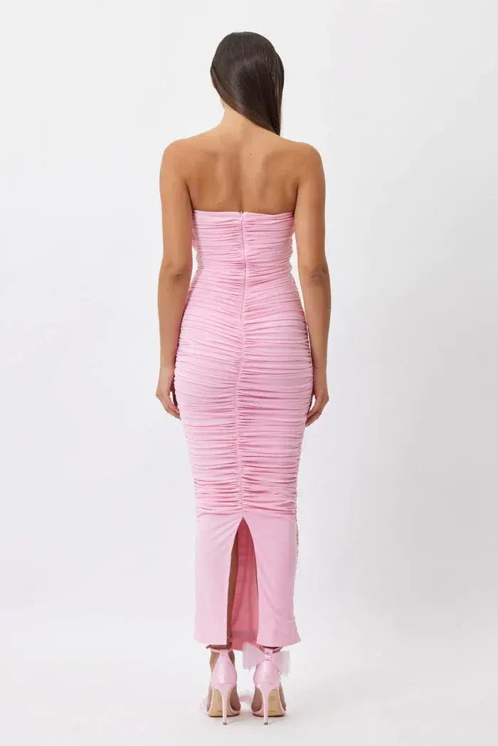 Bianca and Bridgette Tara Dress Pink Size 8 for rent on The Volte - main image