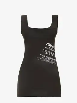 Miaou Missed Connections Dress Black Print Size 8 for rent on The Volte - image 4