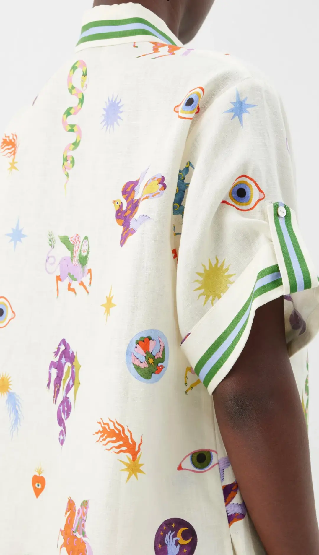 Alemais Matches Exclusive Ivory Aether Pants and Top Set Print Size 14 for rent on The Volte - main image