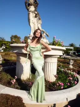 Nana Jacqueline Caroline Dress Green Size AU 8 for rent on The Volte - image 4