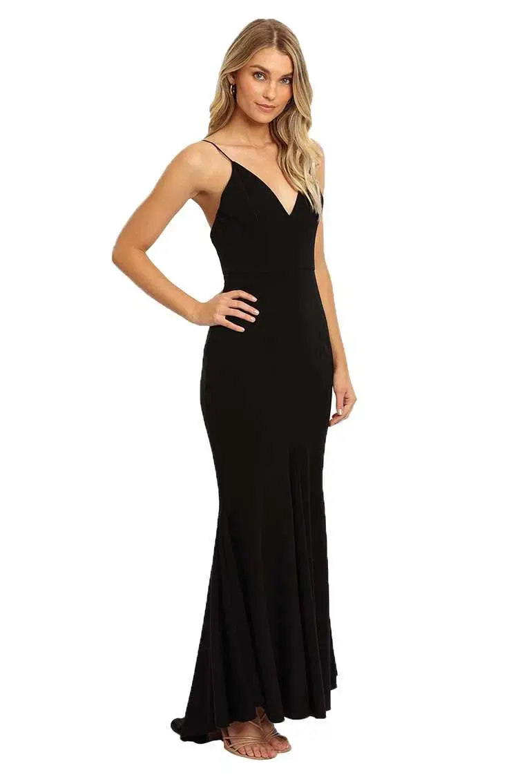 Alex Perry Yesenia Dress Black Size 6 for rent on The Volte - main image
