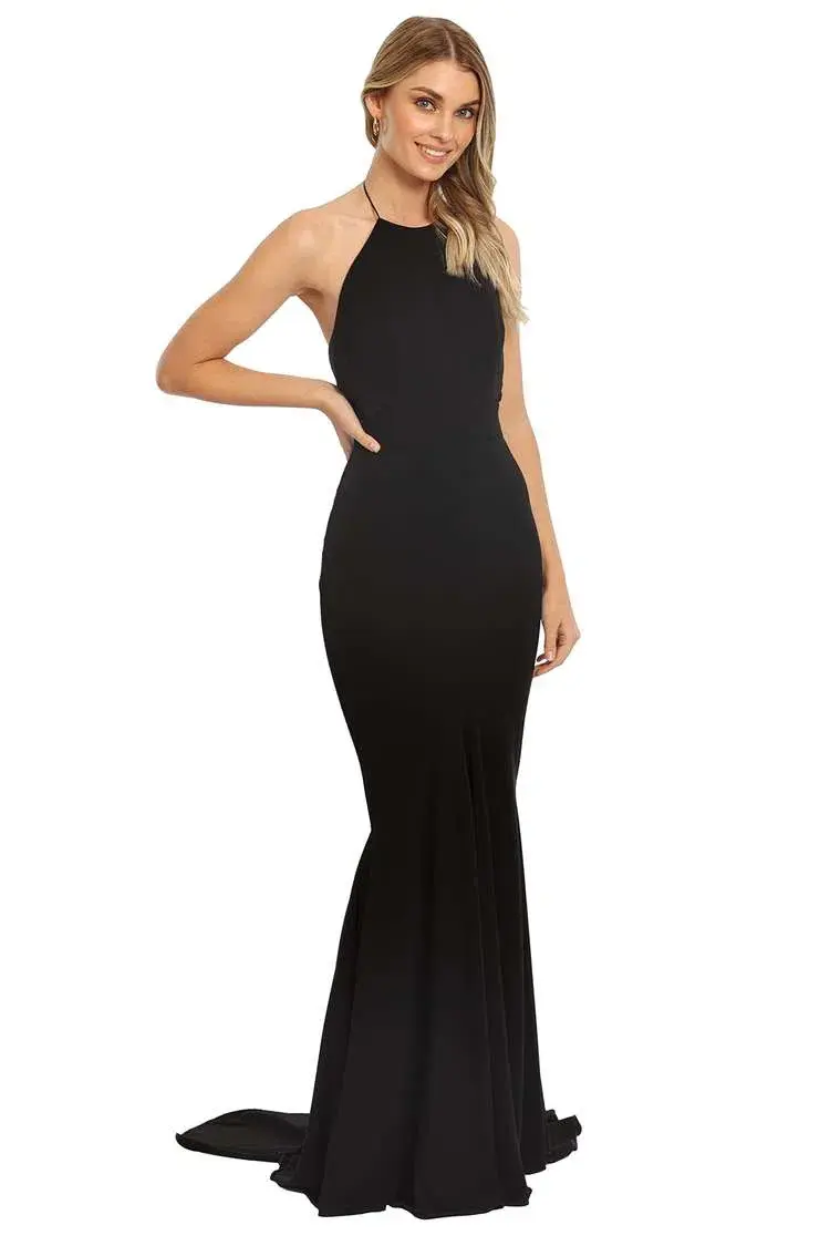 Alex Perry Talise Gown Black Size 8 for rent on The Volte - main image