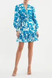 Rebecca Vallance Ibiza Mini Dress Print Size 10 for rent on The Volte - image 2