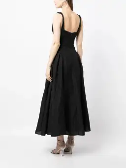 Rachel Gilbert Sophy Strap Dress in Black Size 5 / AU 16 for rent on The Volte - image 2
