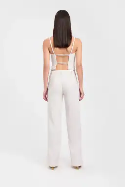 Kookai Ariel Low Rise Pant White Sand Size 36 / AU 8 for rent on The Volte - image 3