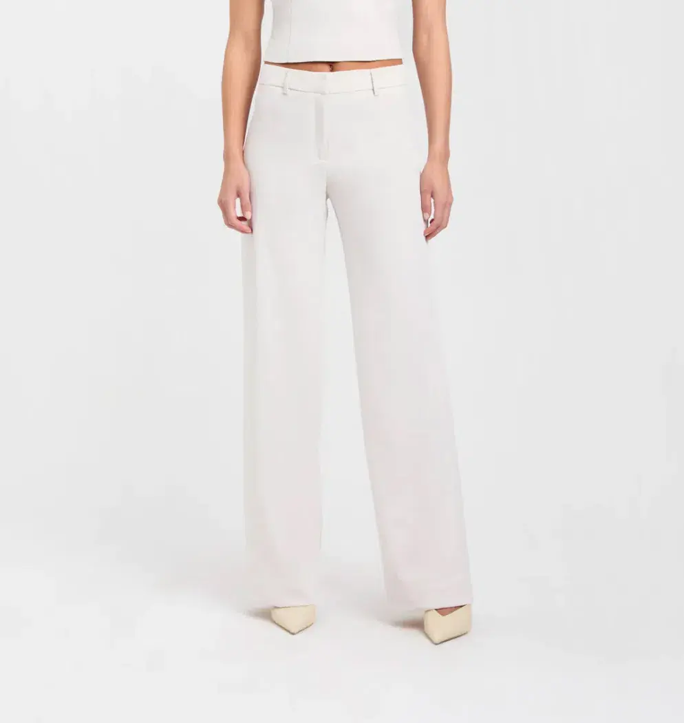 Kookai Ariel Low Rise Pant White Sand Size 36 / AU 8 for rent on The Volte - main image