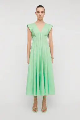 Scanlan Theodore Parachute French Seam Dress in Spearmint Size 14 for rent on The Volte - image 1