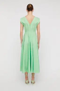 Scanlan Theodore Parachute French Seam Dress in Spearmint Size 14 for rent on The Volte - image 3