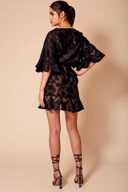 Winona Australia Sylvie Mini Dress Black Size 6 for rent on The Volte - image 2