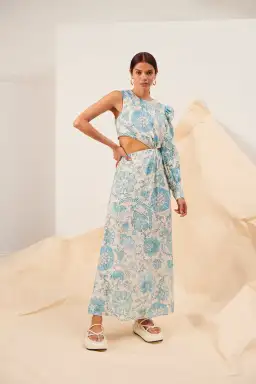 Kate Ford The Nemea Opened Gown in Nyx Floral
Size 4 / AU 14