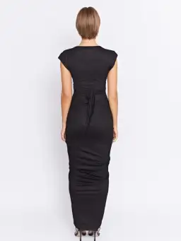 Pfeiffer Ramos Midi Dress Black Size 10 for rent on The Volte - image 3