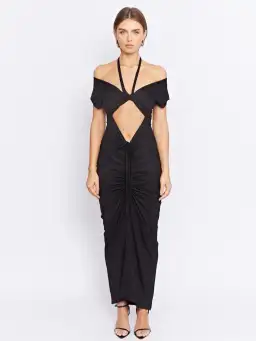 Pfeiffer Ramos Midi Dress Black Size 10 for rent on The Volte - image 4