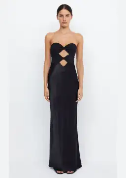 Bec & Bridge Halle Strapless Dress Black Size 10