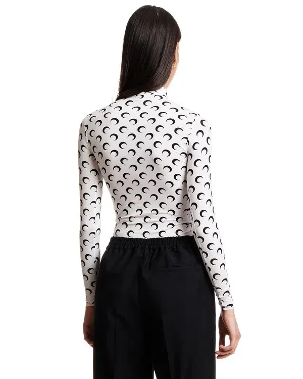 Marine Serre Crescent Moon Top Print Size M/AU 8 - Image 3