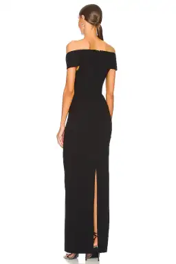 Solace London Marlowe Gown Black Size 6 for rent on The Volte - image 5