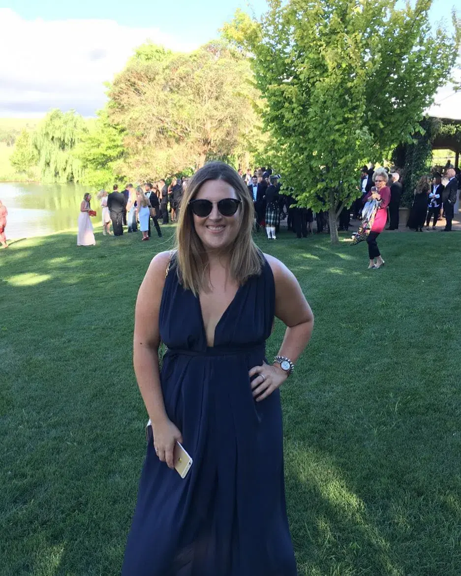 Bianca Spender Ascendant Blue Dress Size 14 for rent on The Volte - main image