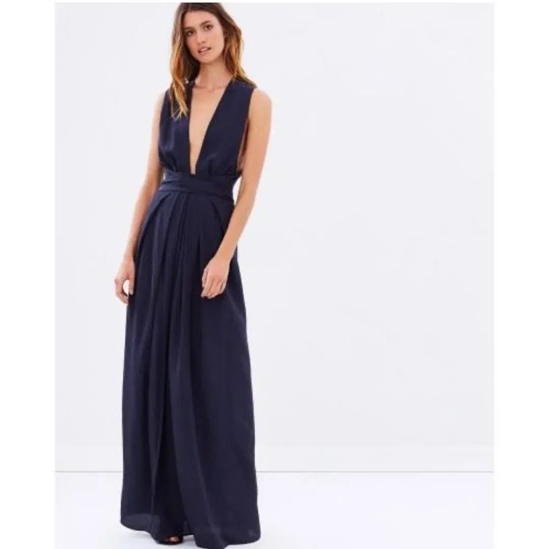 Bianca Spender Ascendant Blue Dress Size 14 for rent on The Volte - main image