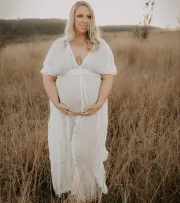 Chic Le Frique Ophelia Maxi Dress Bone One Size for rent on The Volte - image 1