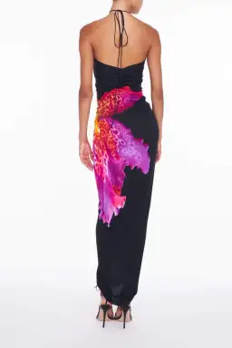 Rat & Boa Pascala Dress Black Floral Size 8 for rent on The Volte - image 2