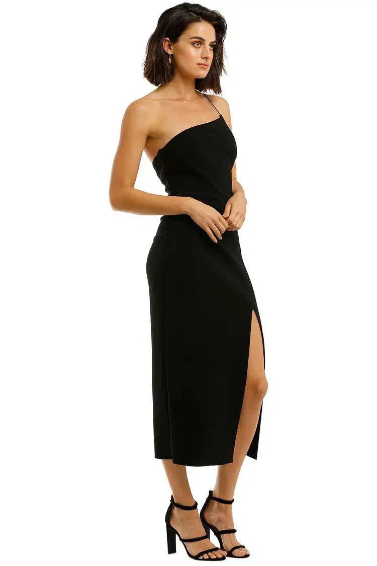 Bec & Bridge Raphaela Midi Dress Black Size 10 for rent on The Volte - main image