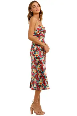 Bec & Bridge Lucette Midi Dress Multi Print Size 6 for rent on The Volte - image 2
