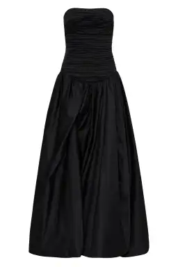 Aje Violette Bubble Hem Maxi Dress Black Size 8 for rent on The Volte - image 6
