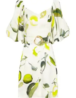 Aje Zest Mini Dress Tropical Lime Size 8 for rent on The Volte - image 6