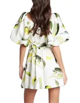 Aje Zest Mini Dress Tropical Lime Size 8 for rent on The Volte - image 5