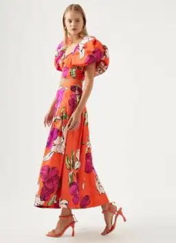 Aje Marcel Top & Lewis Skirt Floral Size 12/10 for rent on The Volte - image 3