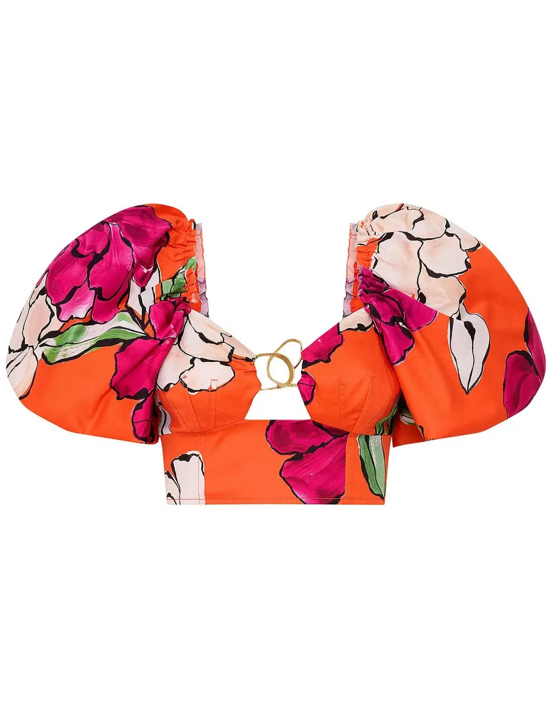 Aje Marcel Top & Lewis Skirt Floral Size 12/10 for rent on The Volte - main image