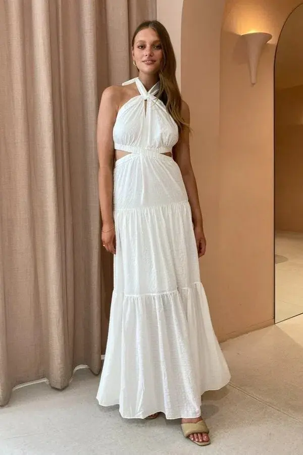 Significant Other Clementine Dress in White Size 8 for rent on The Volte - main image