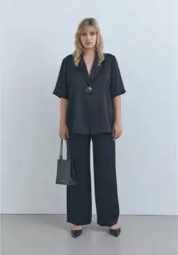 Viktoria and Woods Chorus Top and Pilot Pant Set Black for rent on The Volte - image 1
