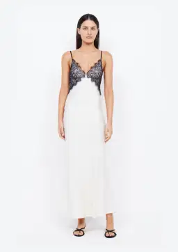 Bec & Bridge Emery Lace Maxi Dress in Ivory/Black Size 8 for rent on The Volte - image 1