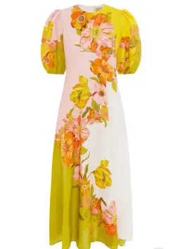 Alemais Silas Midi Dress Print Size 10 for rent on The Volte - image 6
