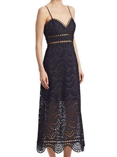 Zimmermann Jaya Black Dress Size 8 for rent on The Volte - main image