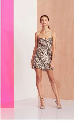 Bec & Bridge Feline Mini Dress Print Size 6