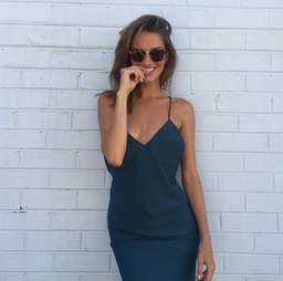 Maurie and Eve - Sunrise Dress - Teal for rent on The Volte - image 1