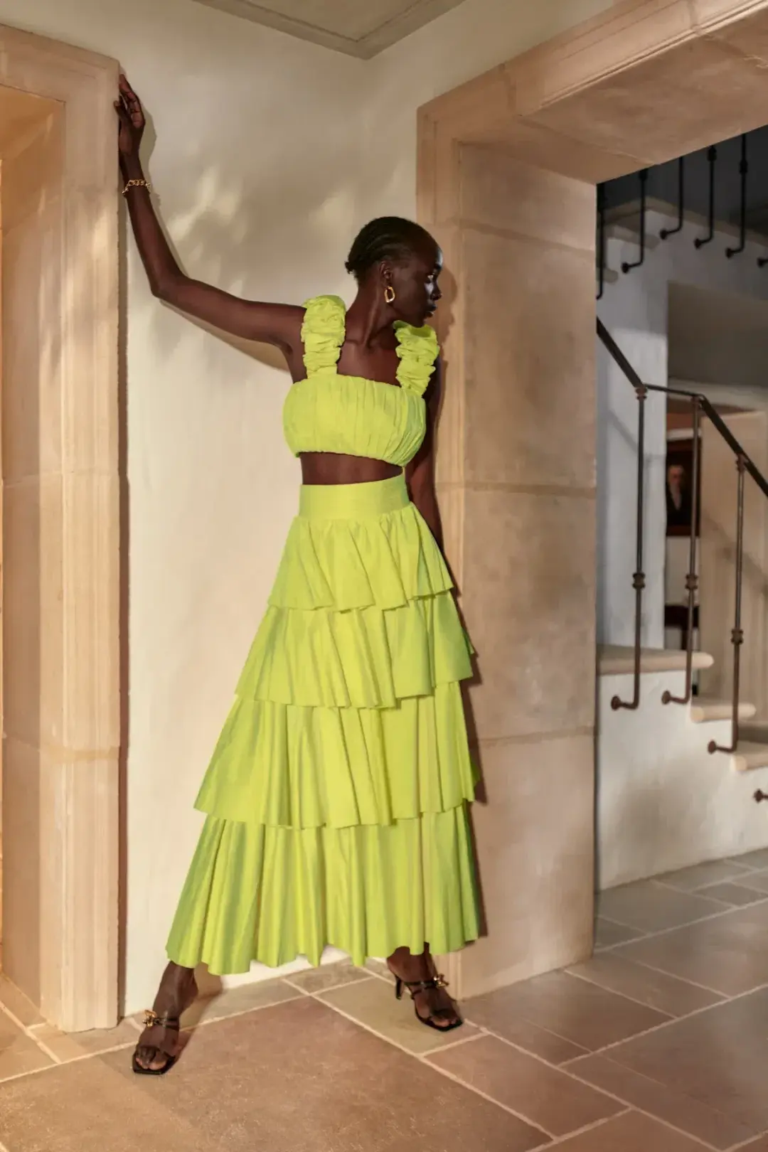 Aje Medina Set Green Size 14/16 for rent on The Volte - main image