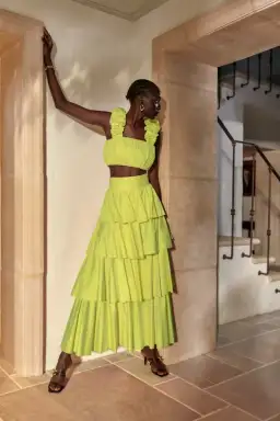 Aje Medina Set Green Size 14/16 for rent on The Volte - image 1